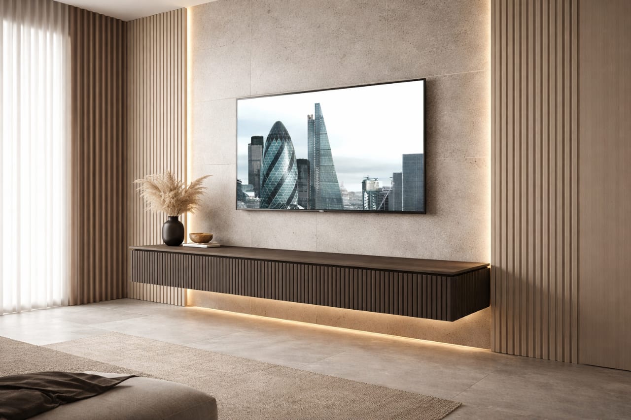 Charcoal Panels & Louvers by XCLERA - Luxurious charcoal panels for elegant interior applications